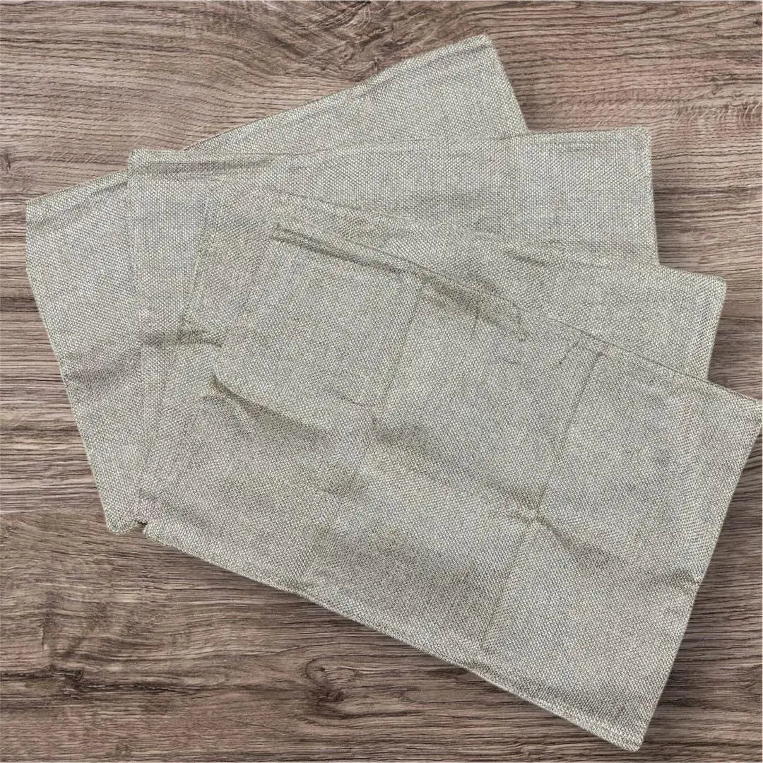 Set of 4 placemat beige table mats approx. 43cm x 29cm