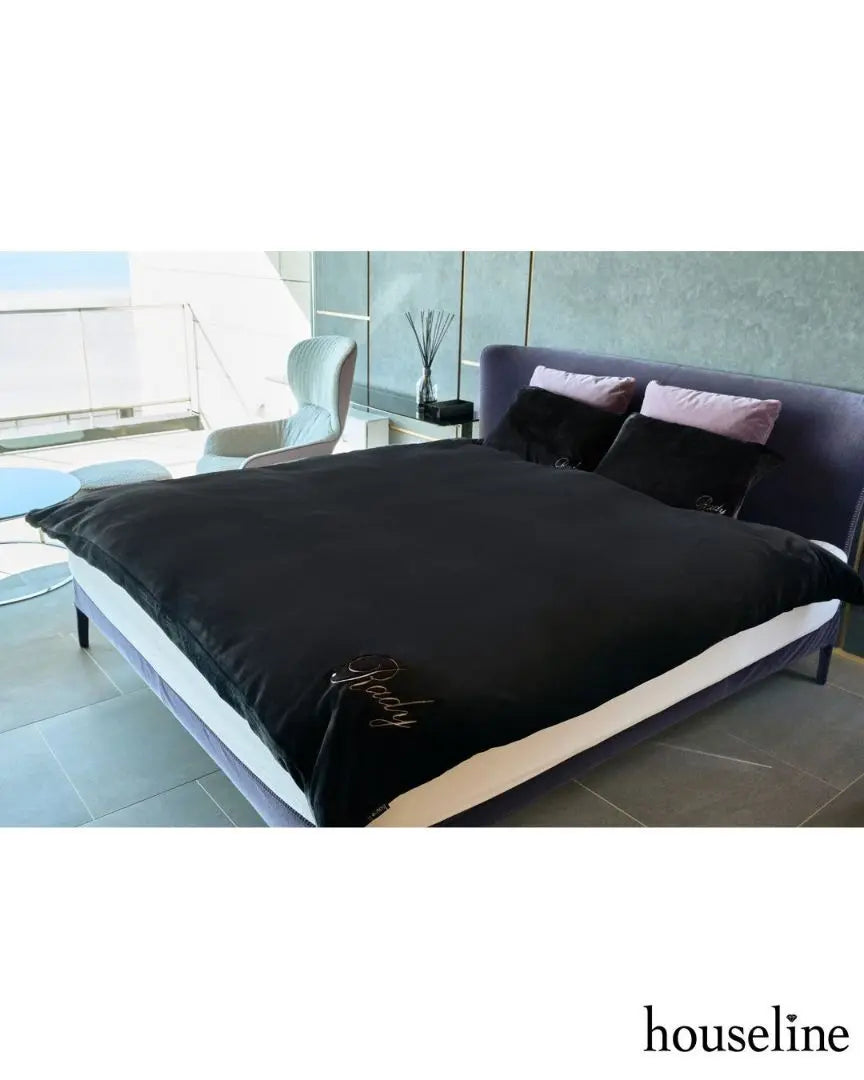 Single, Black [New and unopened] Rady Rare♡ Fluffy bed cover M00221