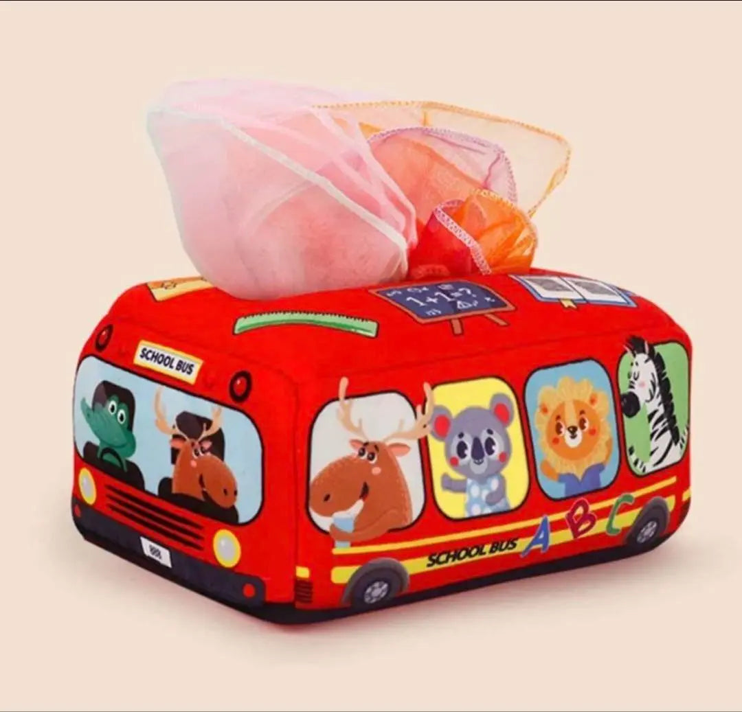 Baby Educational Toys Infinite Tissue Tissue Box Bath Animal | 赤ちゃん　ベビー　知育玩具 無限ティッシュ　ティッシュボックス バス　動物