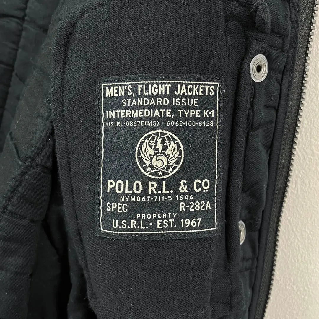 2XL equivalent, Polo Ralph Lauren, MA-1 type, Heavyweight bomber jacket