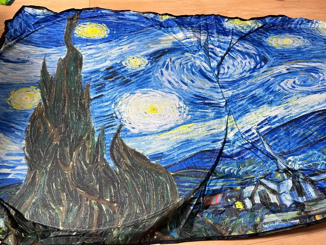 Van Gogh Starry Night Folding Windshield Sunshade 150L x 80W cm❣️