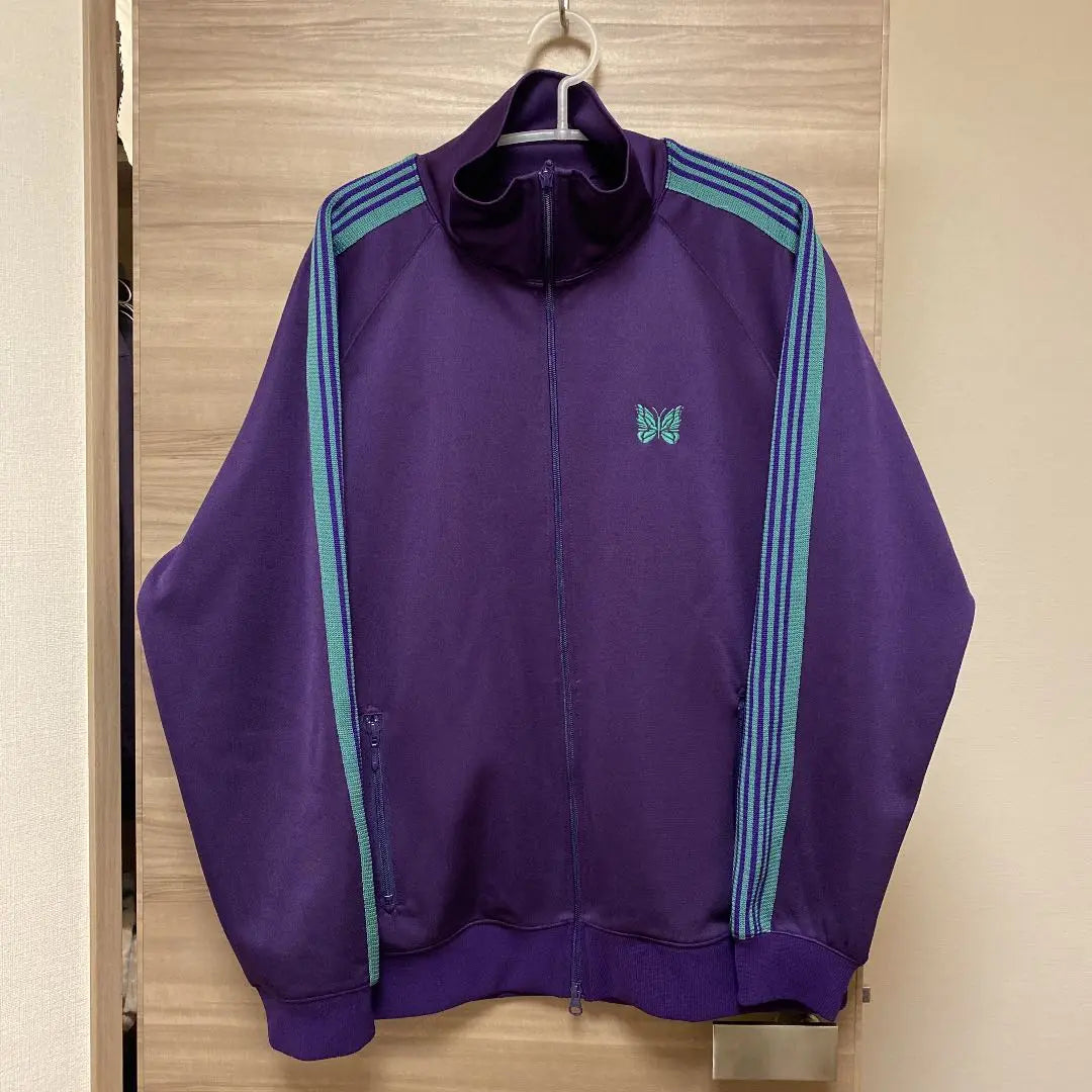 Needles Track Jacket Eggplant Purple Track Pants