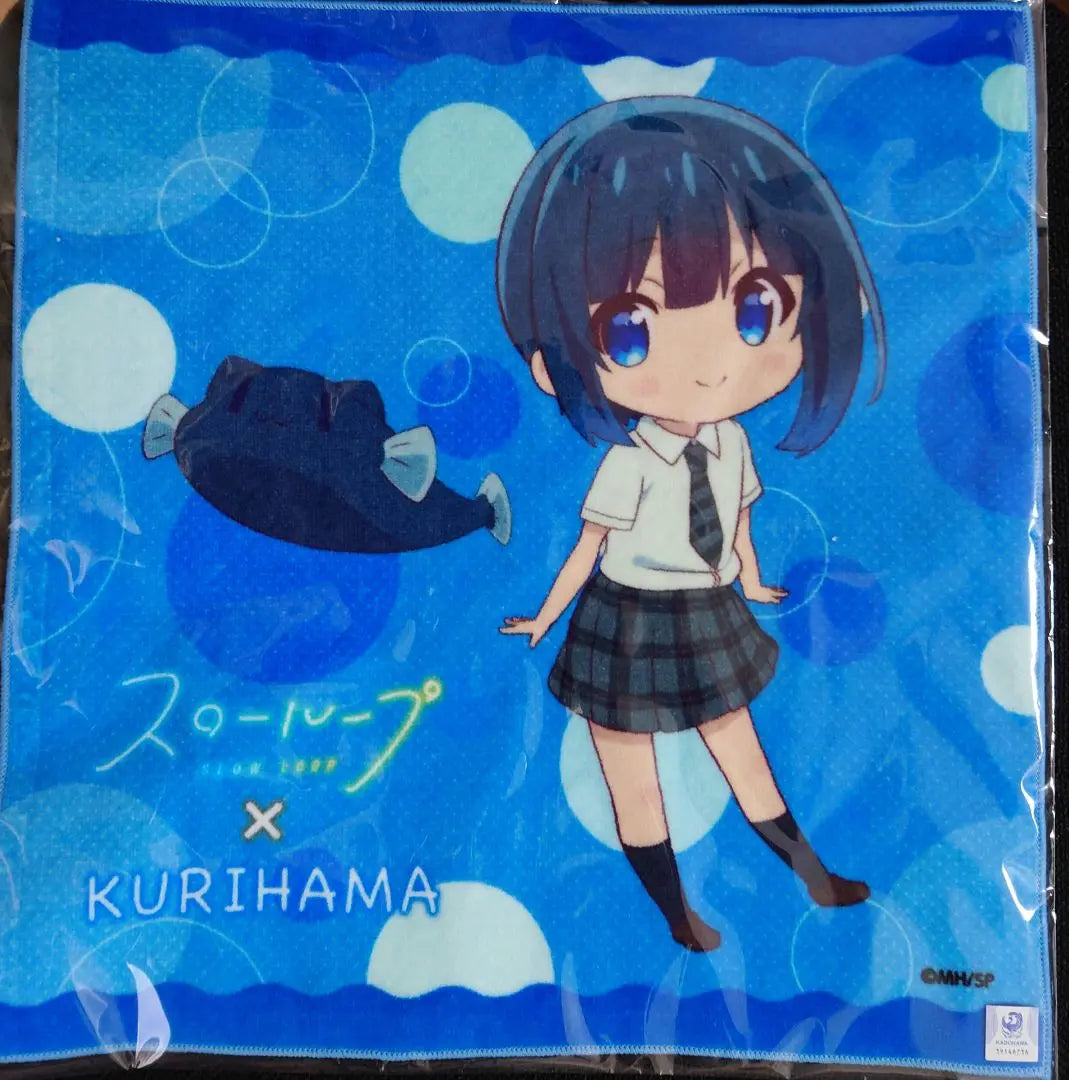 Slow loop Uminagi Hiyori hand towel