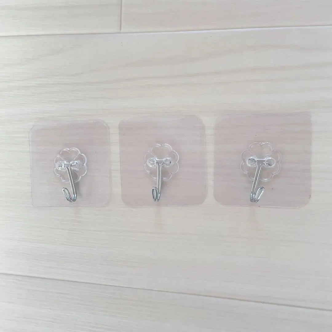 15 pcs Wall hooks Transparent hooks Adhesive hooks Strong hooks Wall hooks