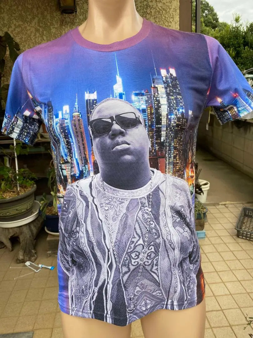 USÓ LA NOTORIOUS BIG Camiseta ajustada L | USADO The Notorious BIG マッスルフィットTシャツ Ｌ