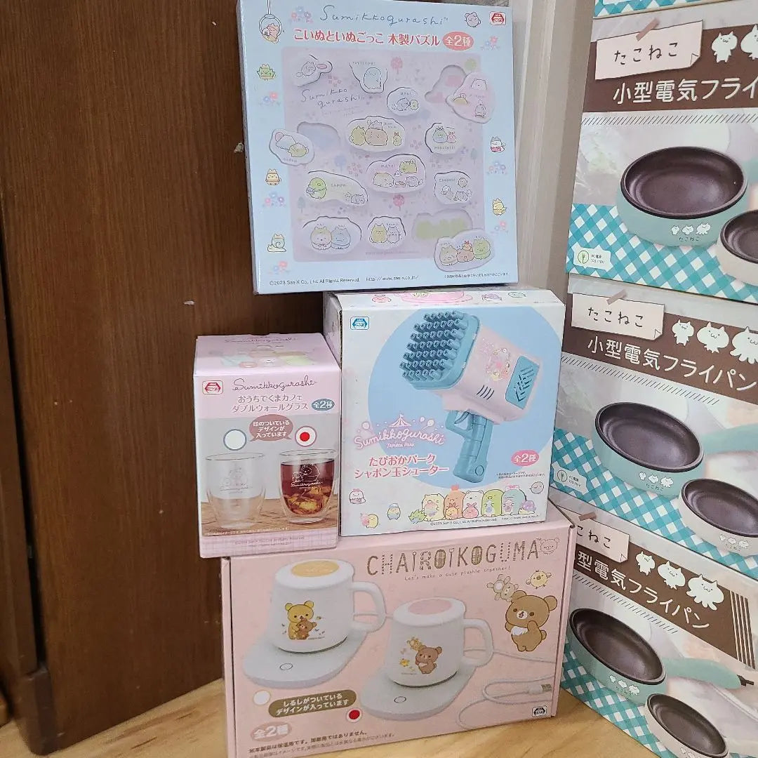 Brand new, unopened, Sumikko Gurashi, Rilakkuma, total of 15 plush toys, bulk sale, same day shipping