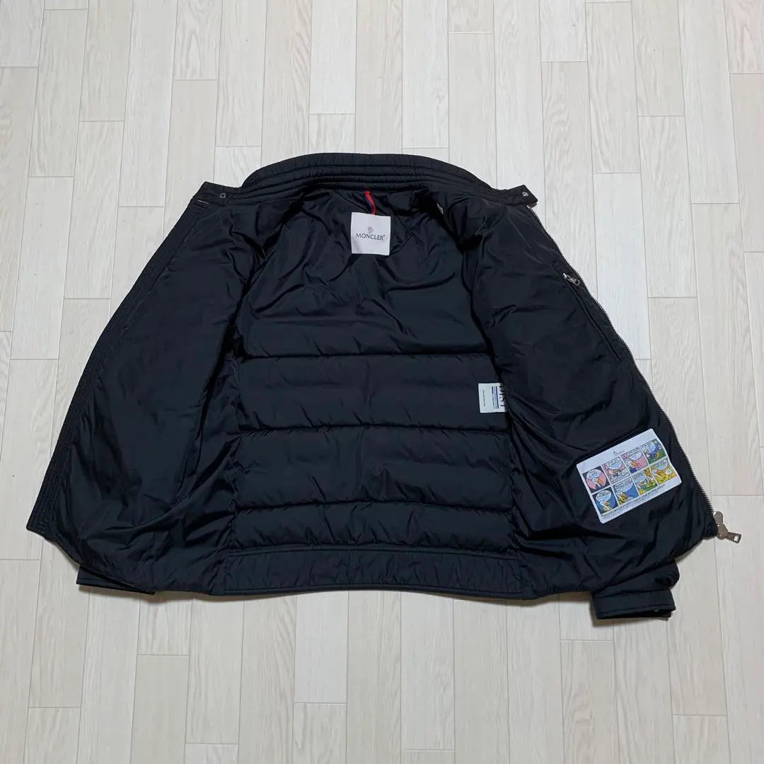 Good condition Moncler AMIOT rider's jacket 3 black 4D38 | 美品　モンクレール　AMIOT ライダース　ジャケット　3 ブラック　4D38