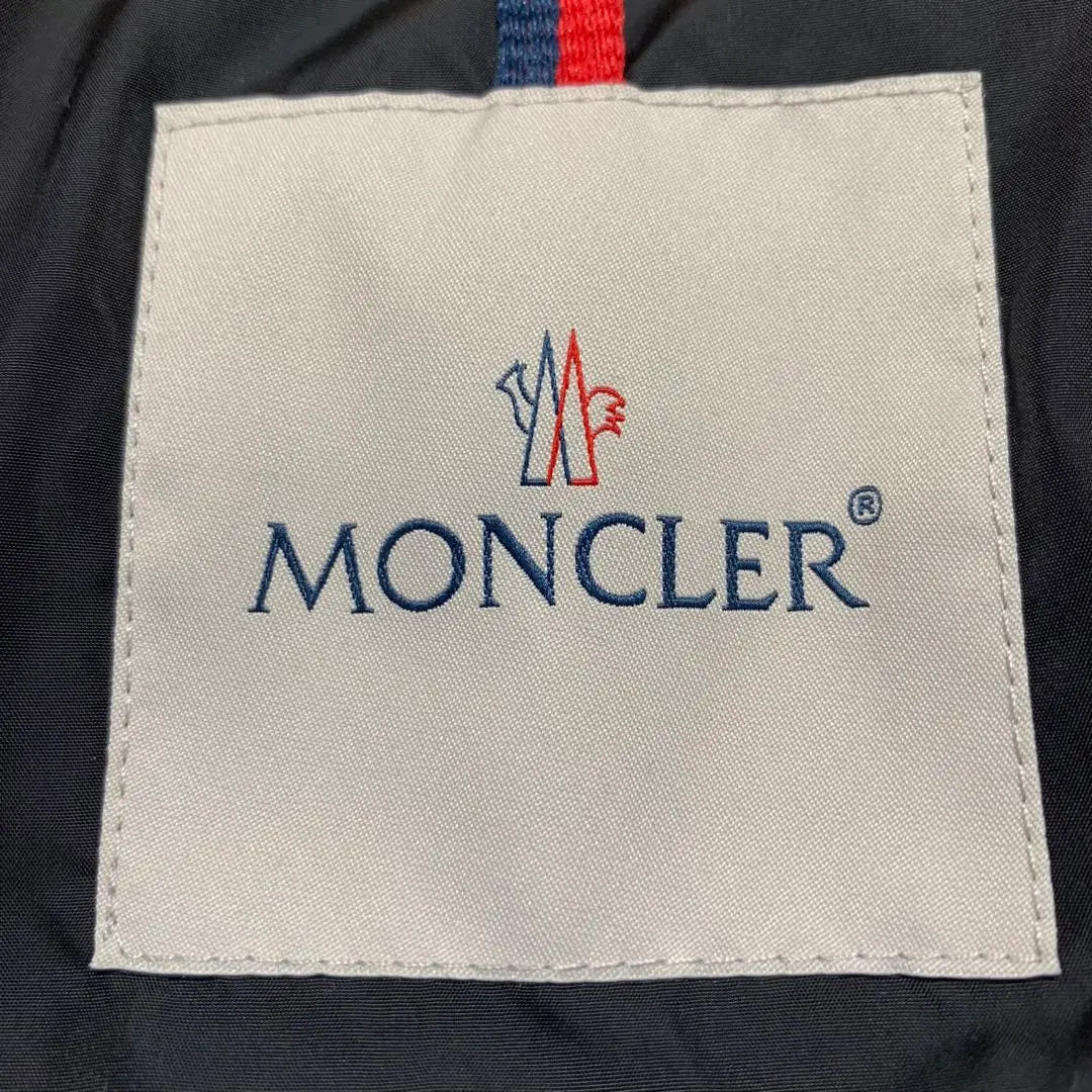 Good condition Moncler AMIOT rider's jacket 3 black 4D38 | 美品　モンクレール　AMIOT ライダース　ジャケット　3 ブラック　4D38