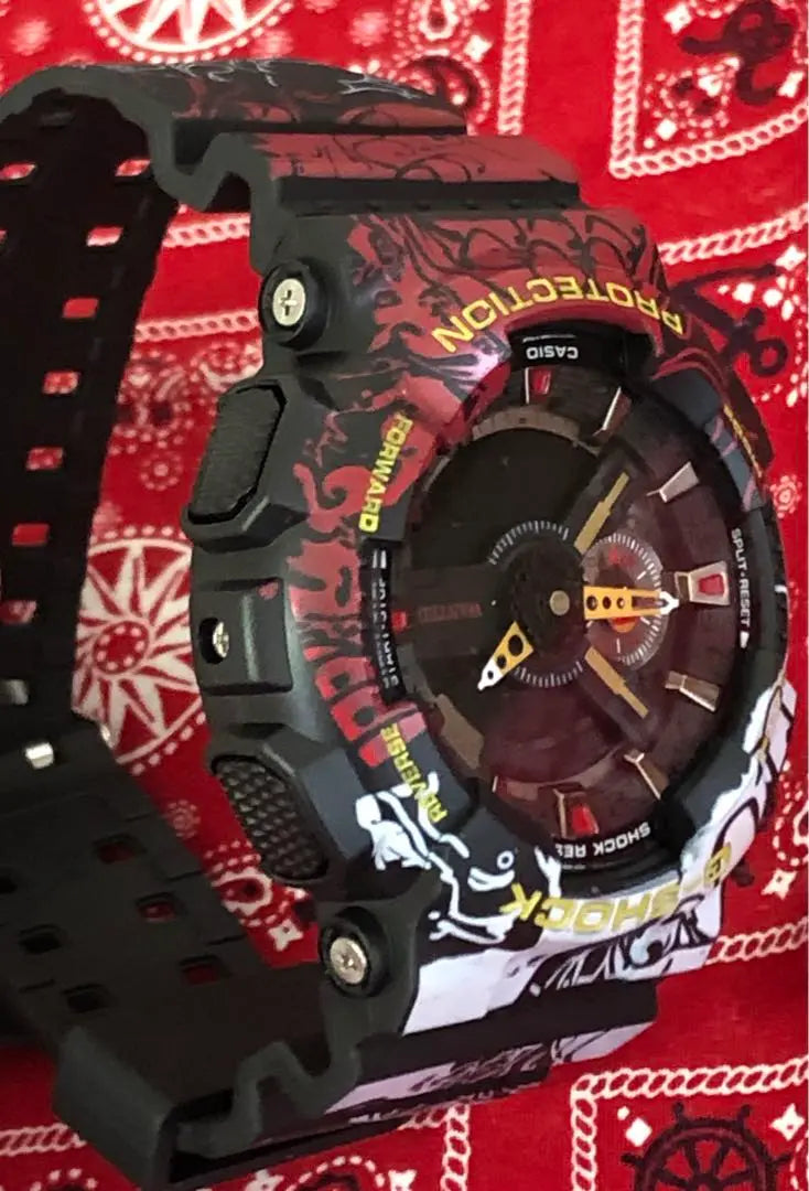 ONE PIECE G-SHOCK GA-110JOP-1A4JR LUFFY