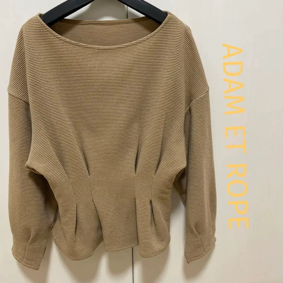 ADAM ET ROPÉ Brown Waffle Knit