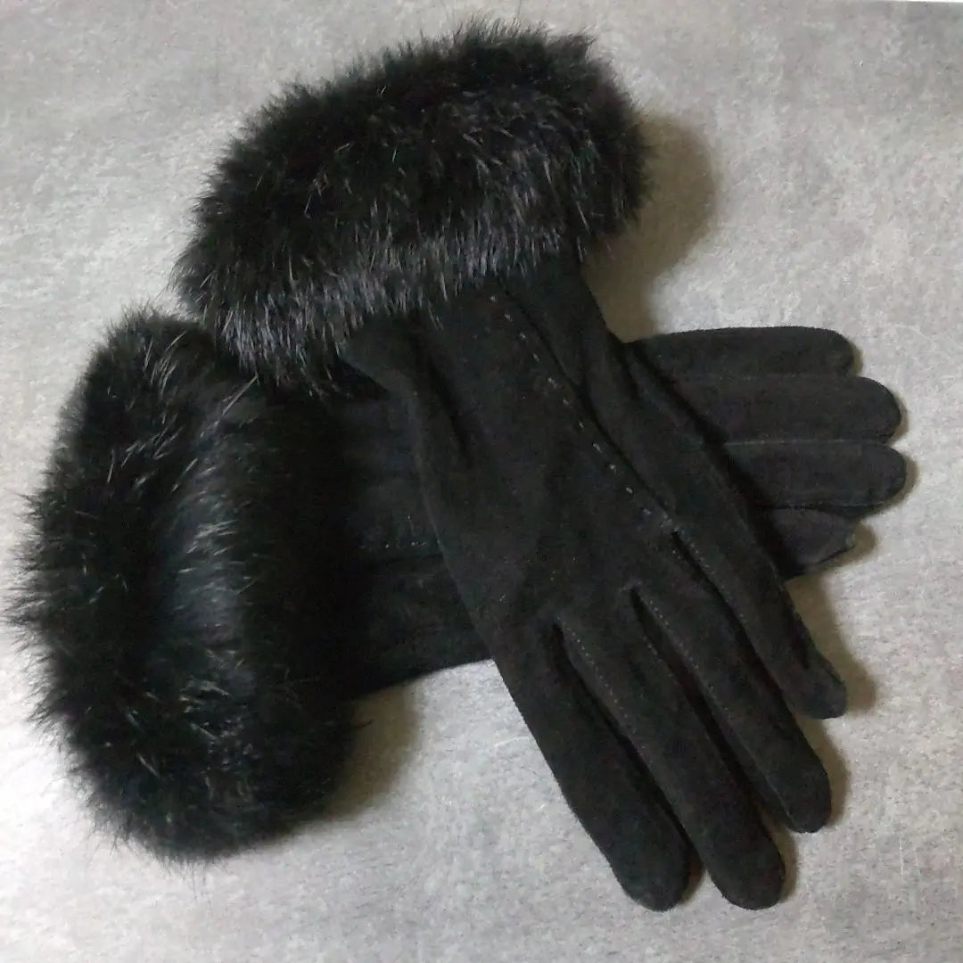 CHARLES JOURDAN Leather Gloves ★Used 21cm