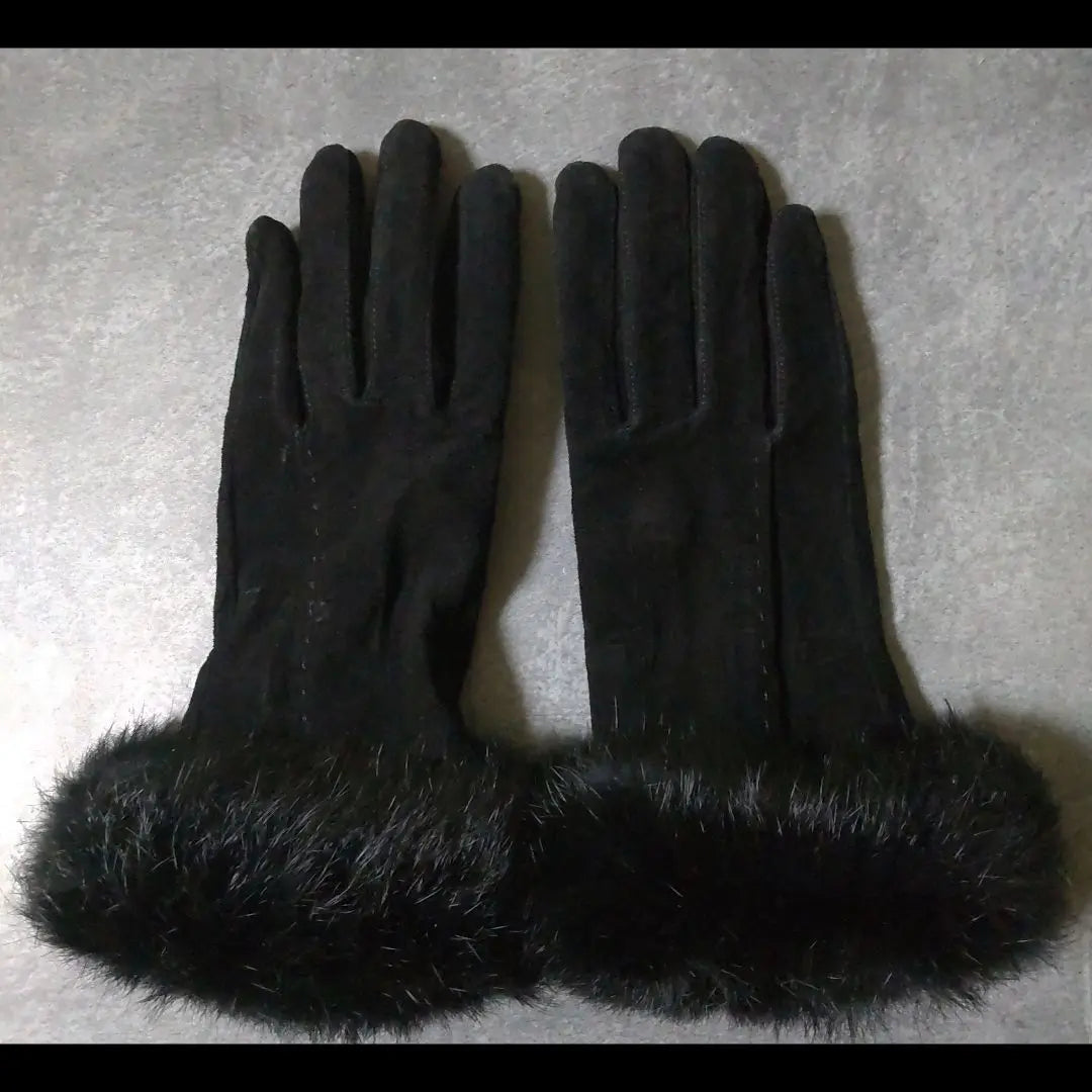 CHARLES JOURDAN Leather Gloves ★Used 21cm