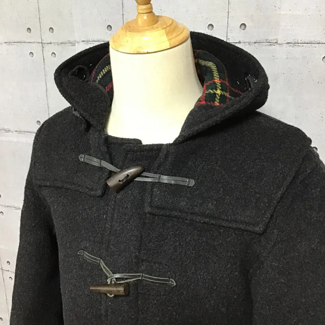 Gloverall Duffle Coat Men's Gray 38 Made in England