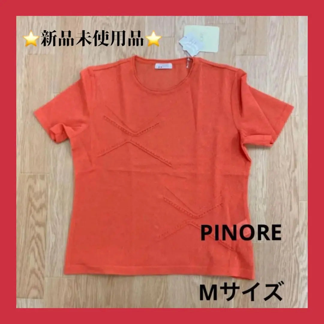 〇1718〇 PINORE Short-sleeved cut and sew for women