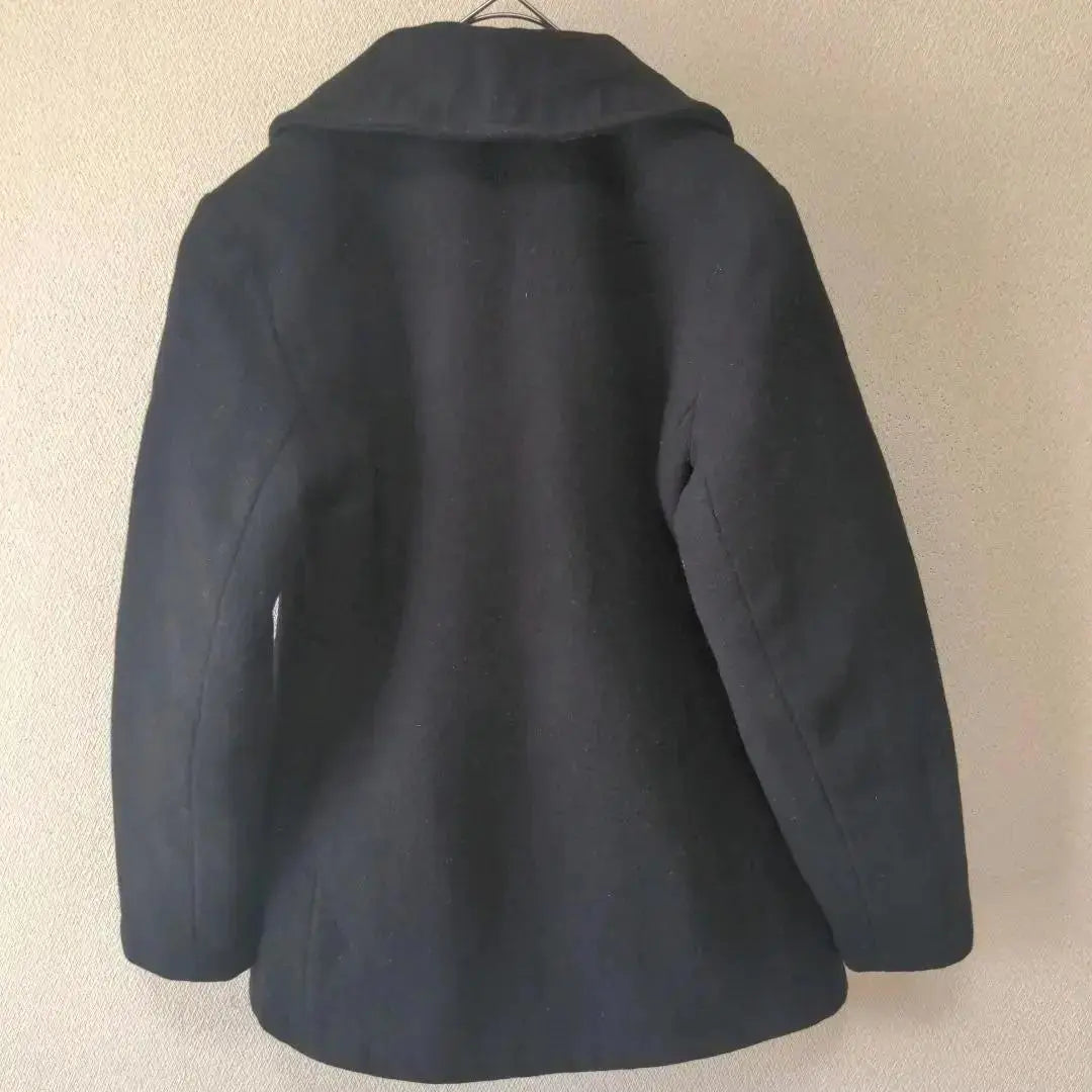 USN Navy Military USA Peacoat Women's S Equivalent Navy Second-hand clothing