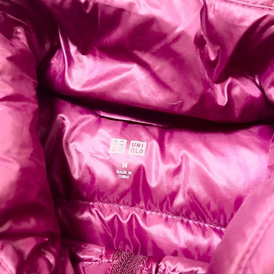 Chaqueta de plumón ultraligera para mujer UNIQLO talla M rosa