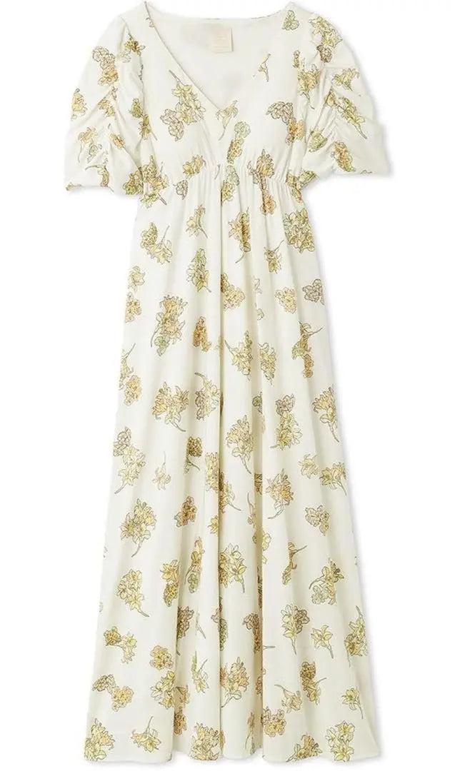 [gelato pique] Mucha gathered sleeve dress