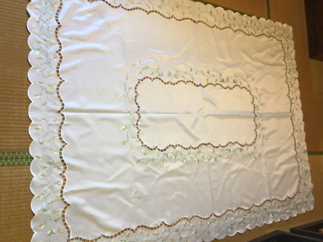 Embroidered tablecloth