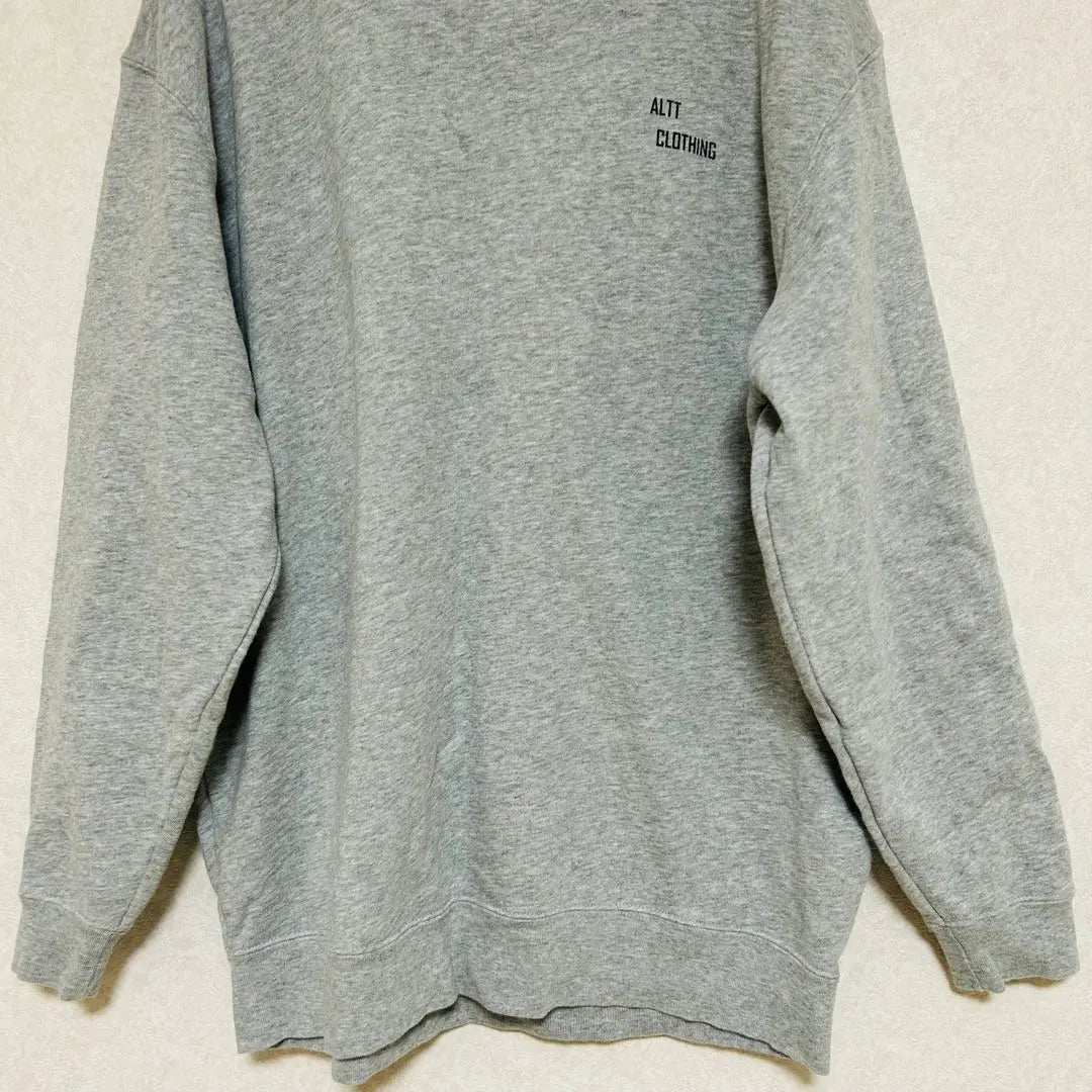 ALT CLOTHING Grey Sweatshirt Men's Sweatshirt Crew Neck