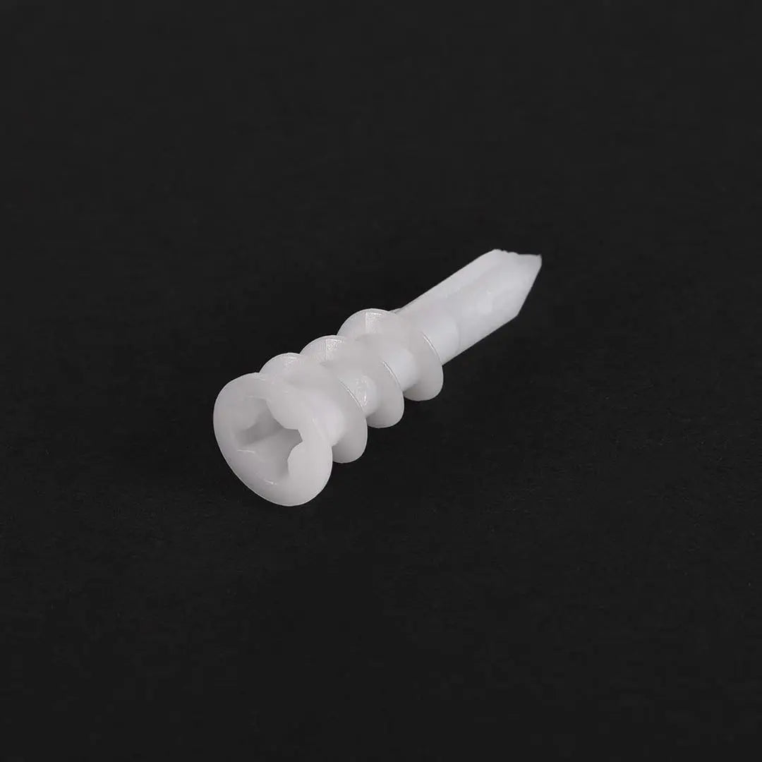 〚UXCELL〛Plastic expansion pipe Frame fixing tube White