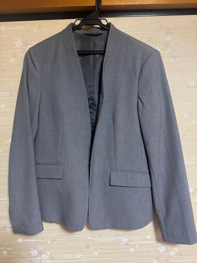 GU gray tailored jacket with pocket | GU グレー テーラードジャケット 内ポケット付き