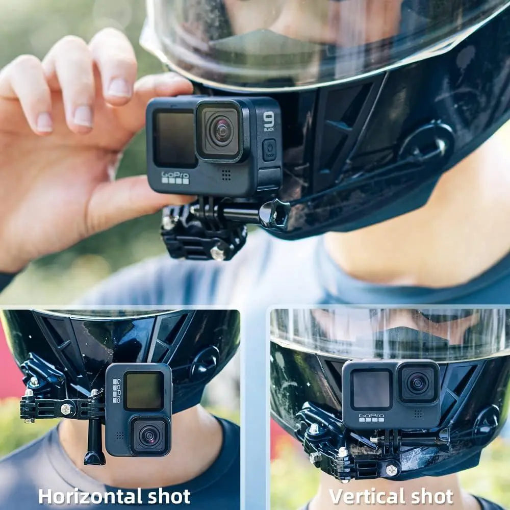 Action Camera Helmet Mount Set of 9