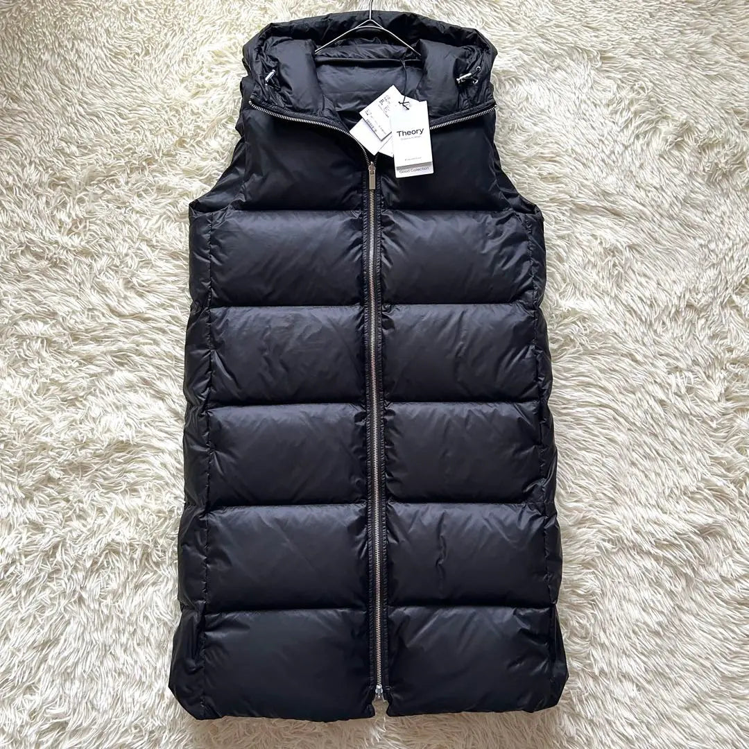 New tag included Sold out Theory 23AW long down vest Puffer vest