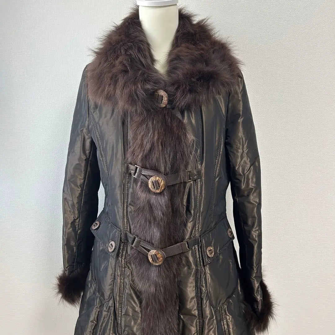 Best Collection Long coat with fur