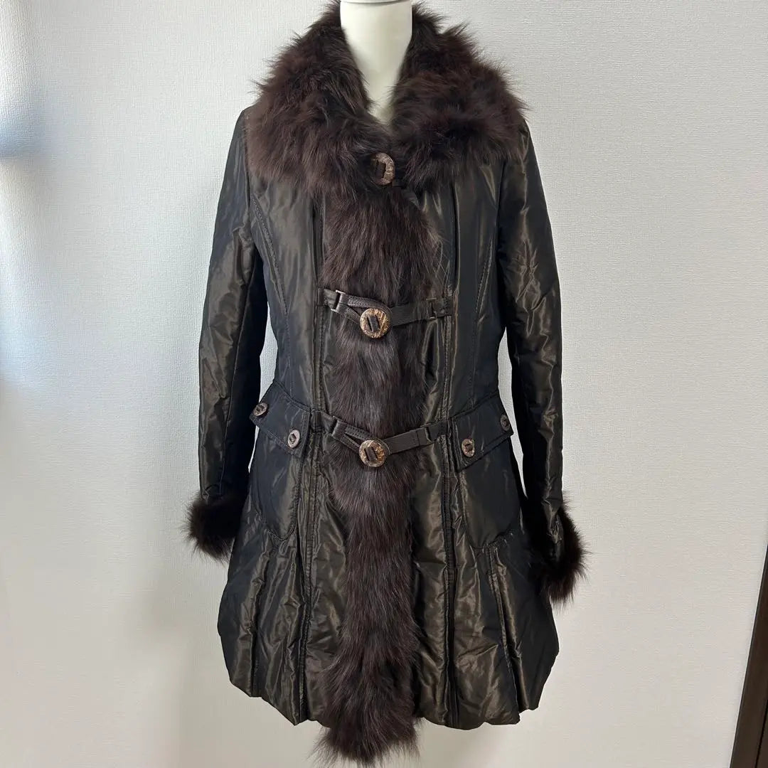 Best Collection Long coat with fur