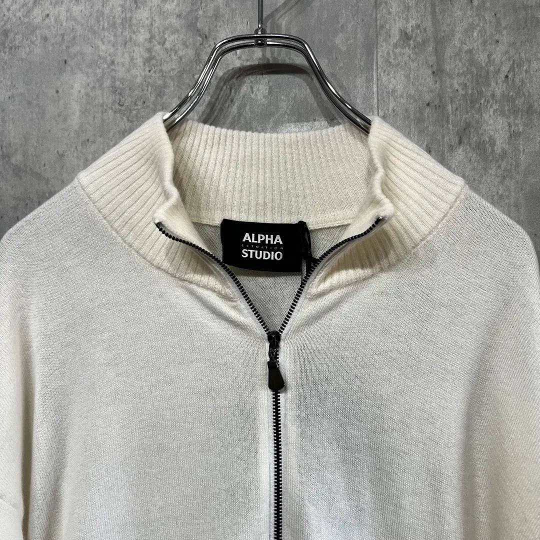 [New, regular price: 40,000 yen] ESTNATION ALPHA STUDIO High-neck knit M