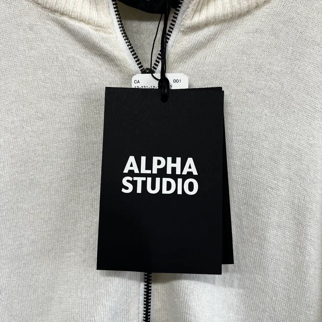 [New, regular price: 40,000 yen] ESTNATION ALPHA STUDIO High-neck knit M