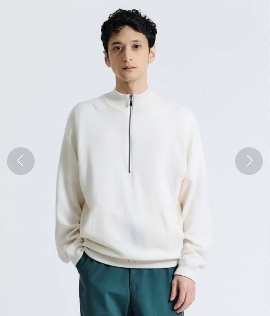 [New, regular price: 40,000 yen] ESTNATION ALPHA STUDIO High-neck knit M