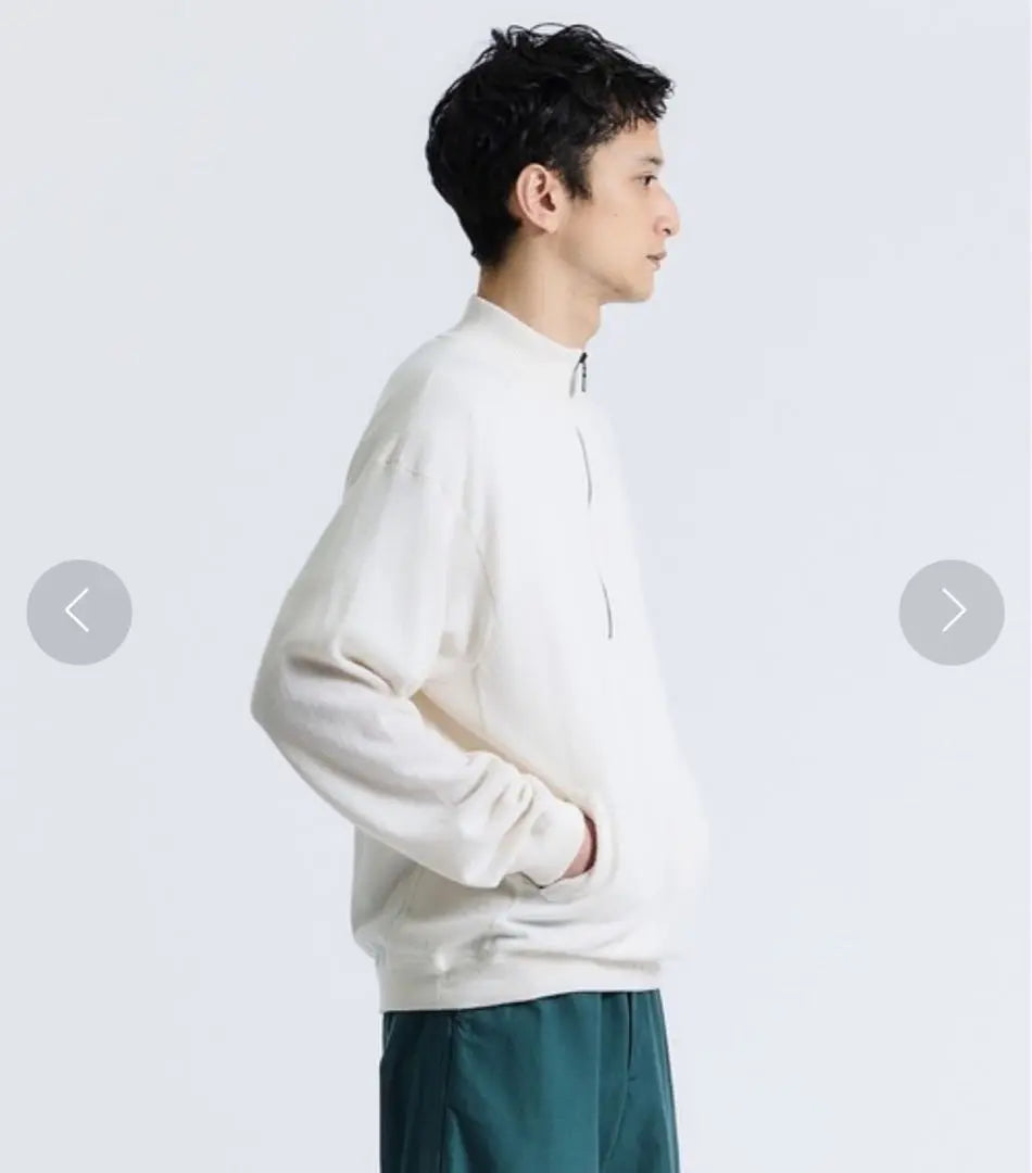 [New, regular price: 40,000 yen] ESTNATION ALPHA STUDIO High-neck knit M