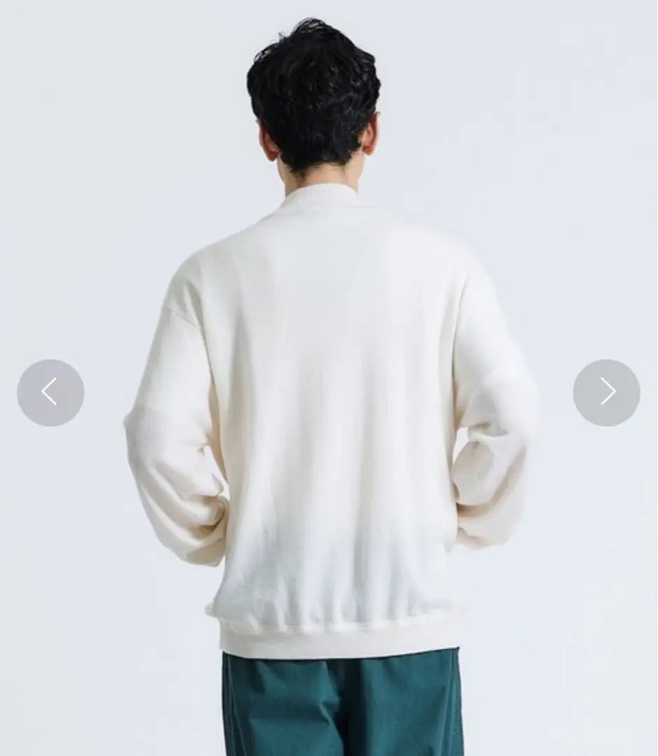 [New, regular price: 40,000 yen] ESTNATION ALPHA STUDIO High-neck knit M