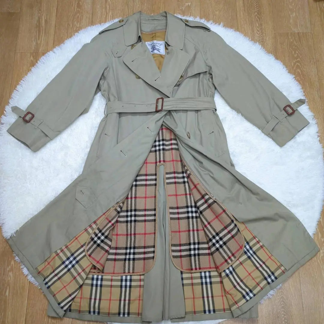 Gabardina con forro de Burberry, etiqueta blanca, talla S