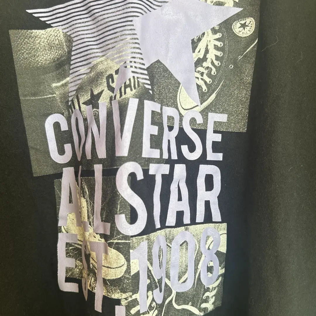 QM1056 CONVERSE Graphic T -shirt founded in 1908 | QM1056 CONVERSE グラフィックTシャツ 1908年設立 黒