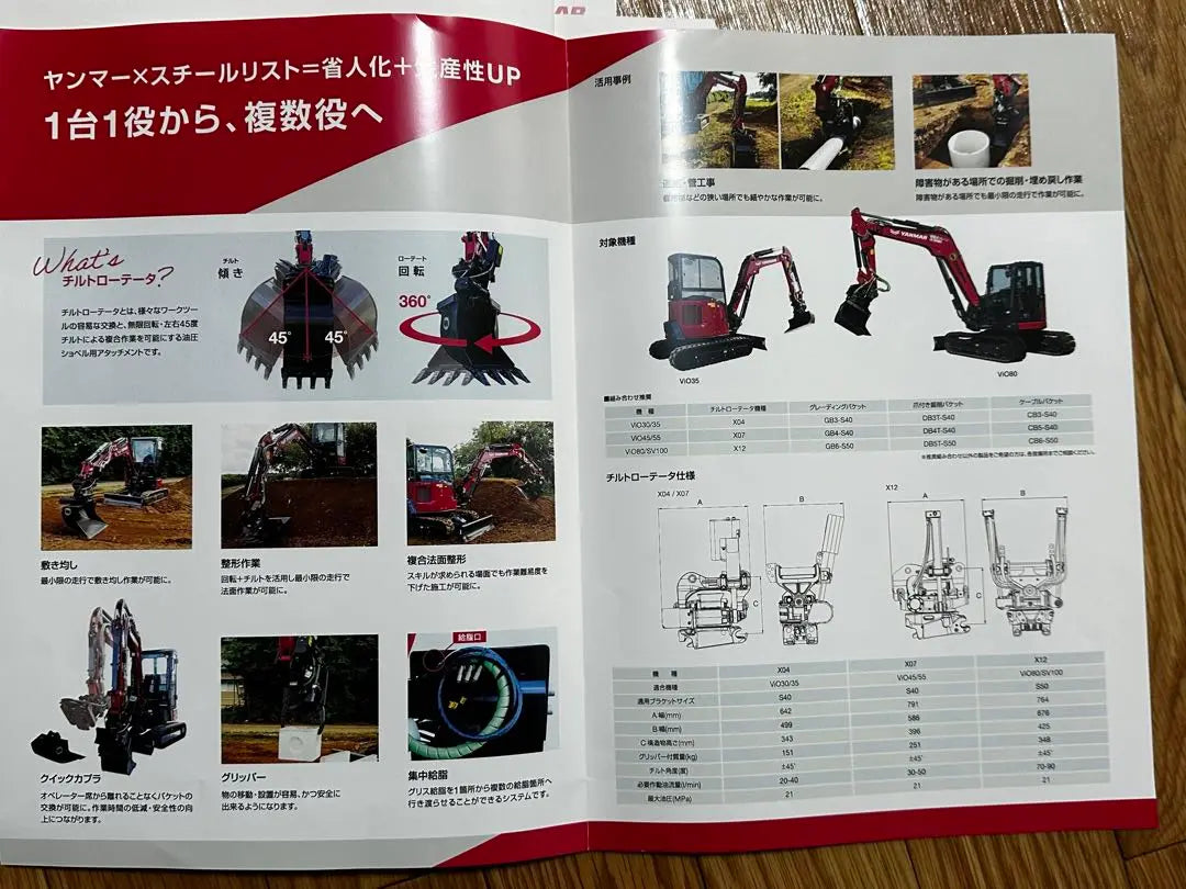 YANMAR Construction Machinery Catalog