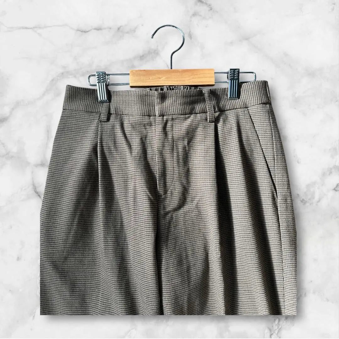 [INED] Ined Modern Shepherd Check Trousers