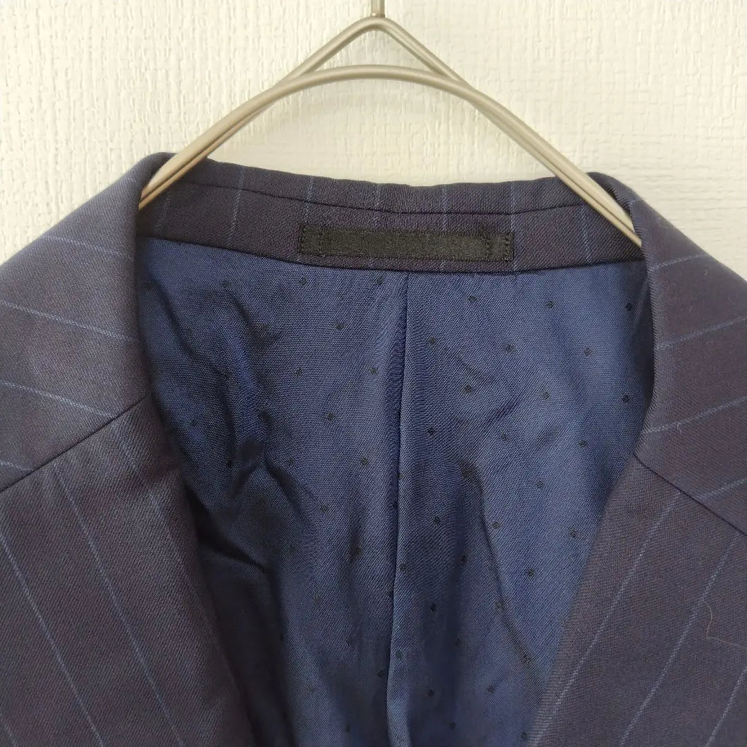 ☆Good condition ☆DIFFERENCE/Suit jacket/100% wool/Made in Japan/Navy