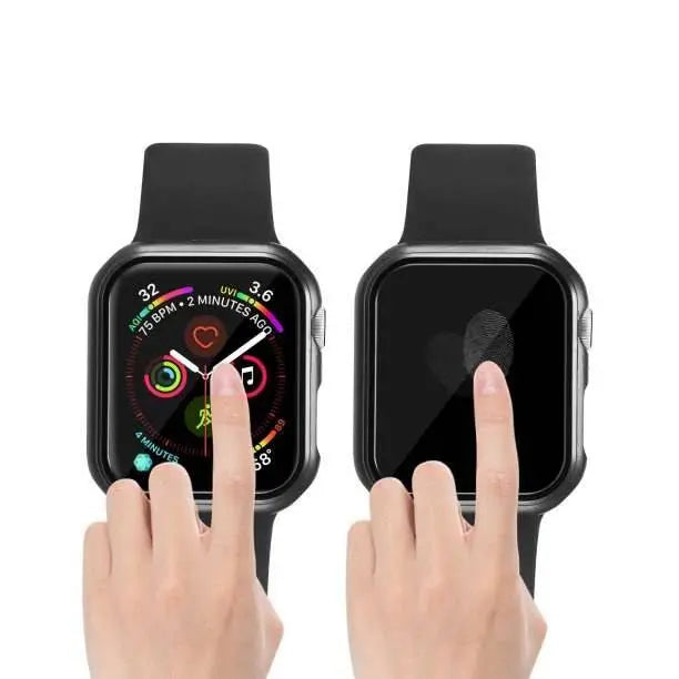 Funda protectora para Apple Watch de 40 mm, funda negra para Apple Watch