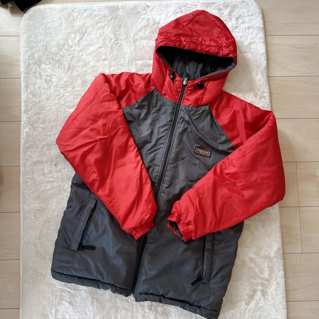 [CAMP DAVID] Red/Grey Hooded Jacket (free)