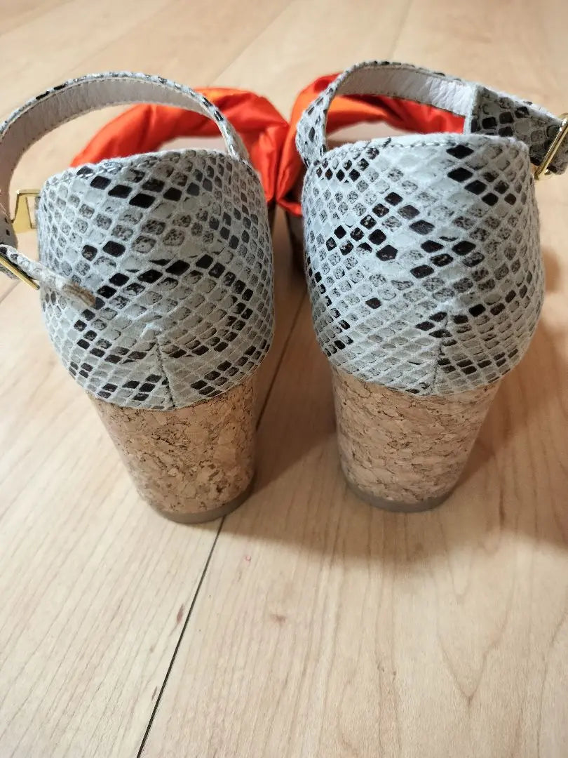 [Unused, in good condition★] Women's wedge sandals, L size