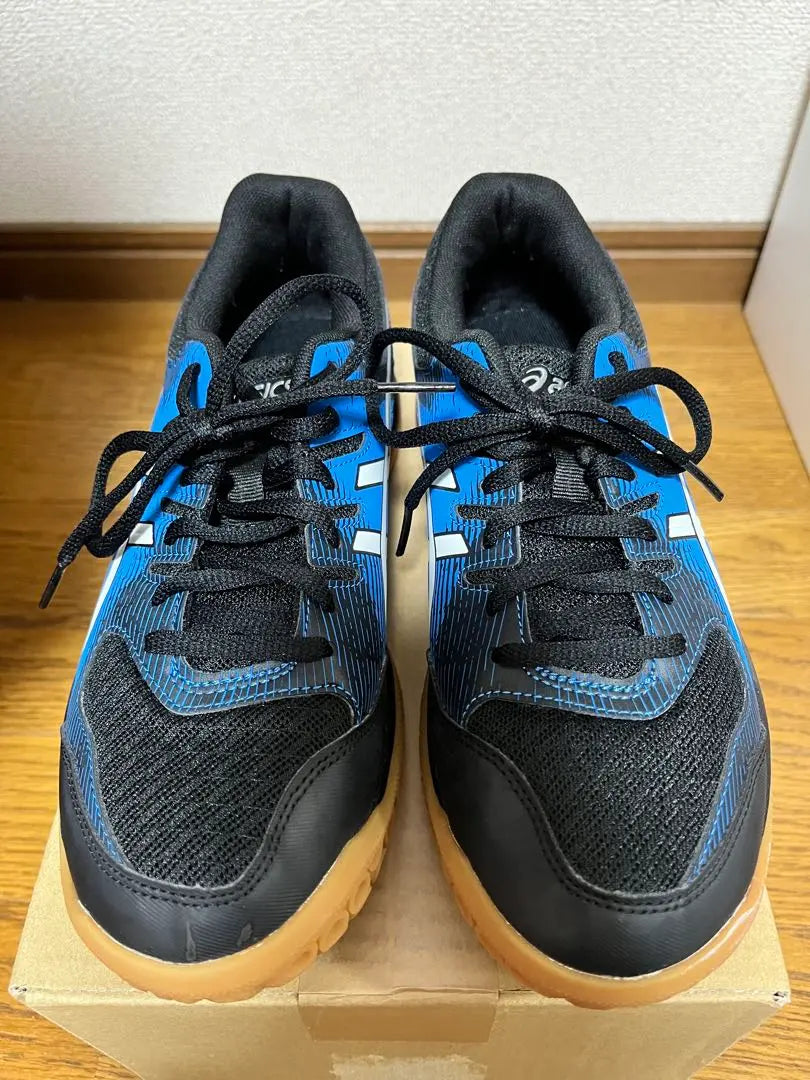 Asics Volleyball Shoes Blue/Black 23.5cm + Bonus