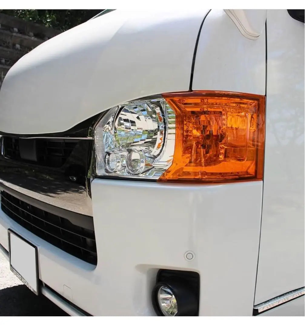 Hiace 200 series corner lens cover US style headlight cover