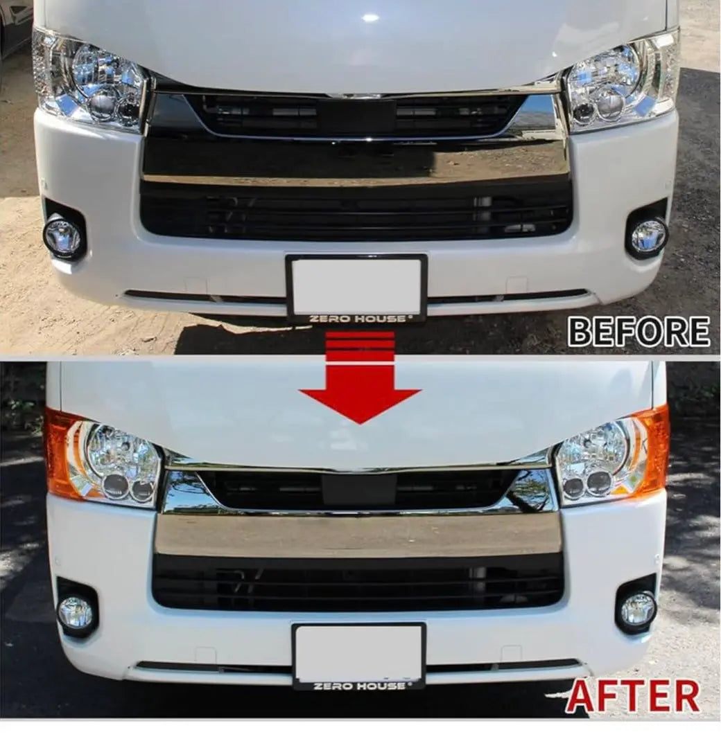 Hiace 200 series corner lens cover US style headlight cover