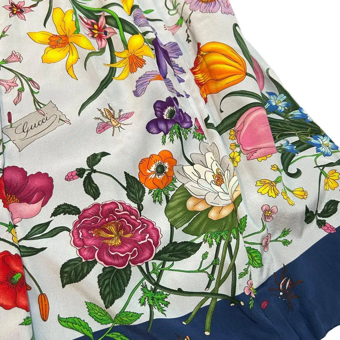 50.º aniversario GUCCI Trench Court Damas Flora Florus Bamboo | 50周年 GUCCI トレンチコート レディース フローラ 花柄 バンブー