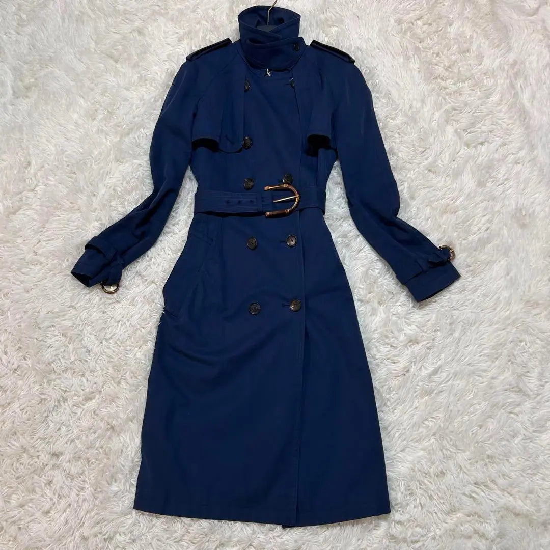 50th Anniversary GUCCI Trench Court Ladies Flora Florus Bamboo | 50周年　GUCCI トレンチコート　レディース　フローラ　花柄　バンブー