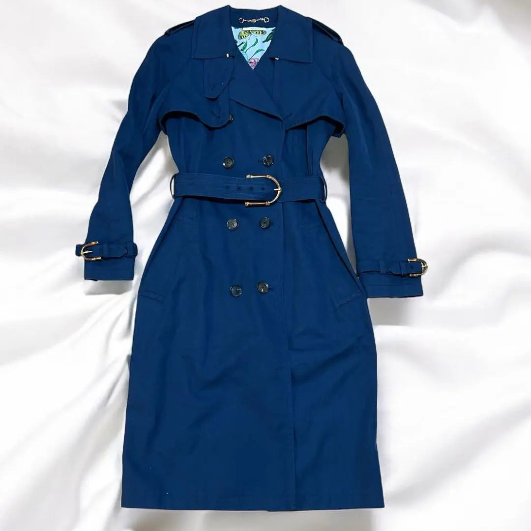 50.º aniversario GUCCI Trench Court Damas Flora Florus Bamboo | 50周年 GUCCI トレンチコート レディース フローラ 花柄 バンブー