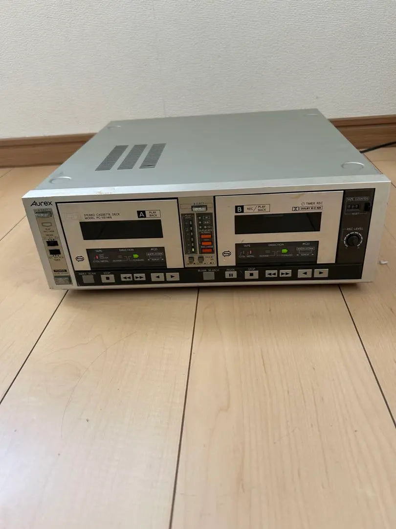 Toshiba AUREX Stereo Cassette Deck Operation confirmed PC-V51WR