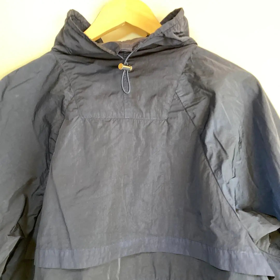 Untitled Navy Rainwear Front Zipper